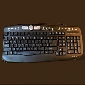 Black Keyboard Excellent Condition Fully Operational with 54” Cord